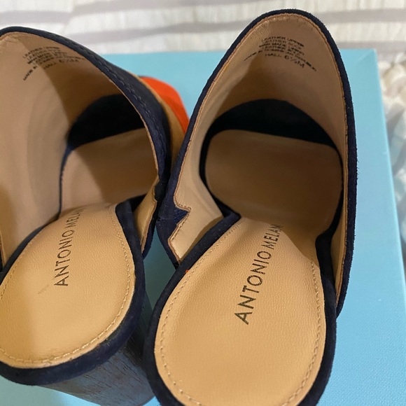 Antonio Melani | Hall Peep Toe Stripe Heel - Picture 5 of 6